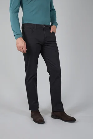 Bisse Antrasit Pamuk Cepli Gabardin Pamuklu Spor Pantolon PNS24K24004_D58