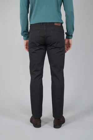 Bisse Antrasit Pamuk Cepli Gabardin Pamuklu Spor Pantolon PNS24K24004_D58
