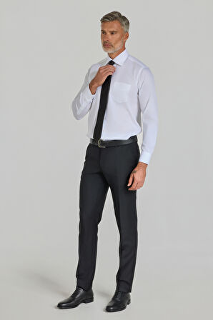 Bisse REGULAR FİT UK KLASİK B YAKA T. CEP Beyaz GMKLS4KB242054_D01