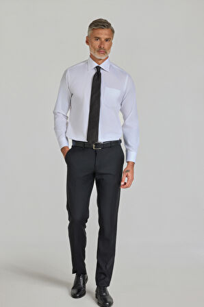 Bisse REGULAR FİT UK KLASİK B YAKA T. CEP Beyaz GMKLS4KB242054_D01