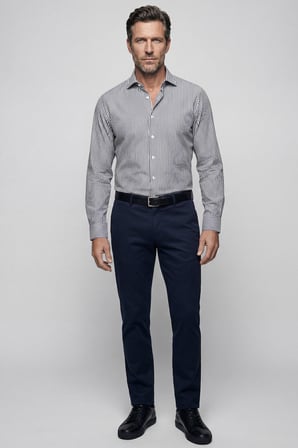Bisse Regular Fit İtalyan Yaka Cepsiz Pamuk Yeşil Erkek Gömlek GMCZG4KBI242060_C47