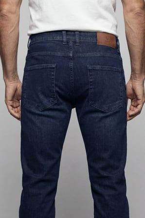 Bisse Lacivert Denim Pamuklu 5 Cepli Erkek Pantolon PNJ25Y25100_D39
