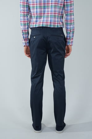 Bisse Erkek Lacivert Pamuklu Comfort Lastikli Bağcıklı Spor Pantolon PNS25Y25102_D39