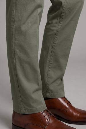 Bisse Haki Pamuk Cepli Bağcıklı Pamuklu Comfort Lastikli Spor Pantolon PNS25Y25102_D49