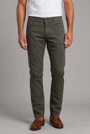Bisse Haki Pamuk Cepli Chino Pamuklu Spor Pantolon PNS25Y25103_D49