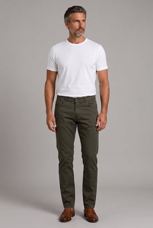 Bisse Haki Pamuk Cepli Chino Pamuklu Spor Pantolon PNS25Y25103_D49
