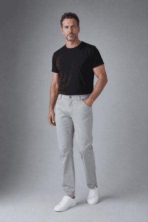 Bisse Gri Pamuk Cepli Chino Pamuklu Spor Pantolon PNS25Y25103_D55
