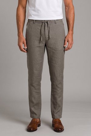 Bisse Haki Keten Bağcıklı Lastikli Spor Pantolon PNS25Y25106_D49