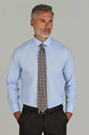 Bisse REGULAR FİT UK KLASİK C YAKA CEPSİZ Mavi GMKLS24K24001_D35