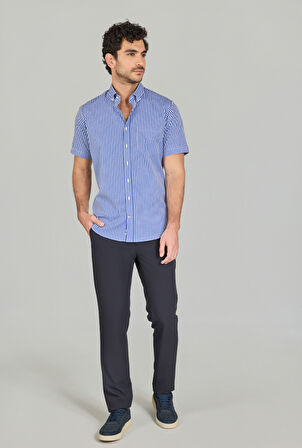 Bisse KISA KOL PAL BDK YAKA T.CEP GÖMLEK Lacivert GMCZG250092_E39