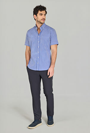 Bisse KISA KOL PAL BDK YAKA T.CEP GÖMLEK Lacivert GMCZG250092_E39