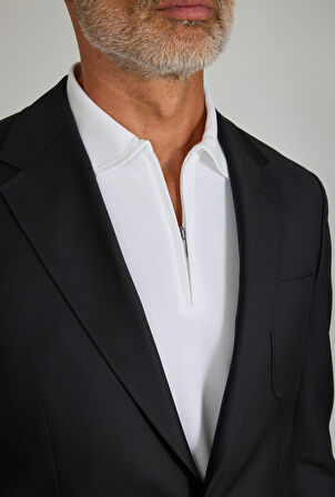 Bisse COMFORT FİT İTALYAN TAKIM ELBİSE SEDEF DÜĞMELİ Sıyah PTK25Y25001_D99