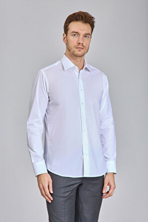 Bisse Klasik Yaka Uzun Kollu Regular Fit Erkek Gömlek GMKLS250048_D01