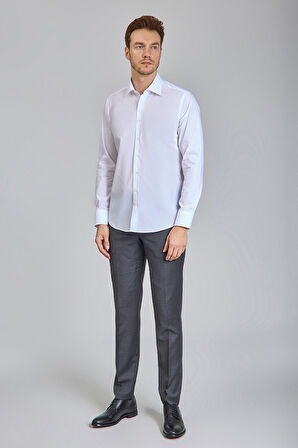 Bisse Klasik Yaka Uzun Kollu Regular Fit Erkek Gömlek GMKLS250048_D01