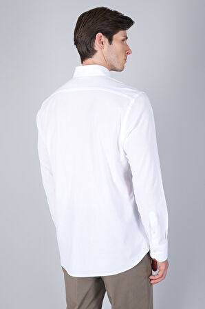 Bisse UZUN KOL PAŞA YAKA ÖRME CEPSİZ Beyaz GMORM250001_D01