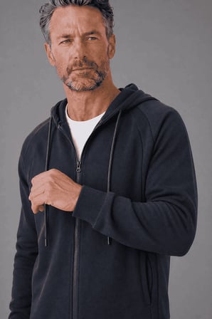 Bisse Gri Pamuk Polyester Likralı Eşofman Üstü Takım ESF26K26004_D55