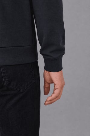 Bisse Gri Pamuk Polyester Likralı Eşofman Üstü Takım ESF26K26004_D55