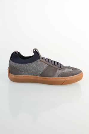 Bisse Erkek Örme Sneaker Spor Ayakkabı Gri AYK25Y25005_D55