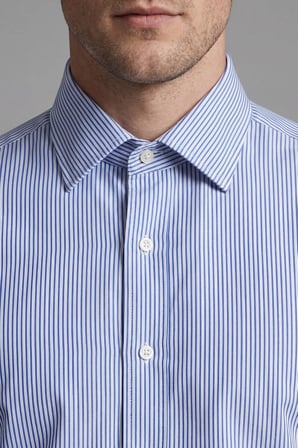 Bisse Regular Fit Uzun Kollu Erkek Cepsiz Lacivert Gömlek  BSGMKLS25315_D39