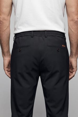 Bisse Erkek Lastikli Bağcıklı Spor Jogger Haki Pantolon PNS25K25202_D49