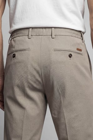 Bisse Bej Jogger Cepli Erkek Lastikli Spor Pantolon PNS25K25203_D07