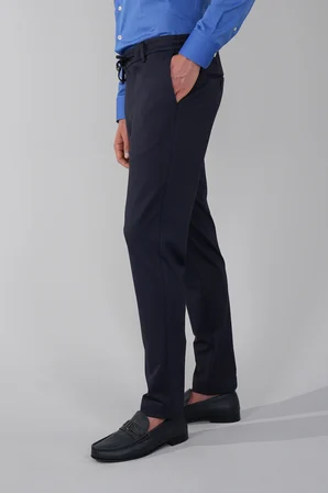Bisse Erkek Fermuarlı Jagger Spor Lacivert Pantolon PNS25K25203_D39