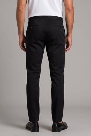 Bisse Siyah Fermuarlı Klasik Spor Pantolon PNS25K25206_D99