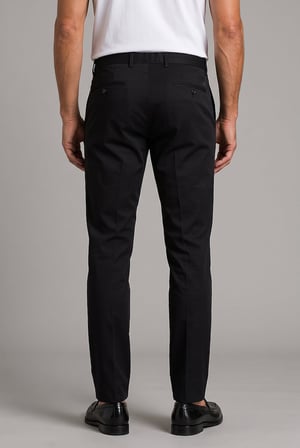 Bisse Siyah Fermuarlı Klasik Spor Pantolon PNS25K25206_D99