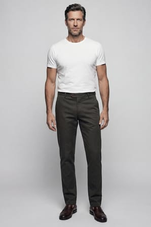 Bisse Erkek 4 Cepli Haki Klasik Pantolon PNS25K25205_D49