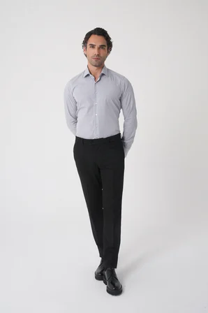 Bisse Antrasit Pamuk Polyester Cepli Klasik Spor Pantolon PNS25K25207_D58