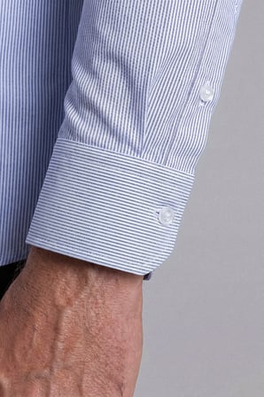 Bisse Lacivert Regular Fit Pamuk Cepsiz Uzun İtalyan Yaka Gömlek BSGMCZG25551_D39