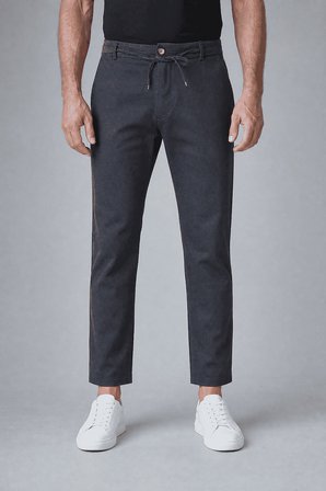 Bisse Gri Polyester Jogger Spor Pantolon BSPNS25K25502_D55