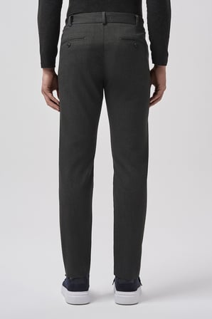 Bisse Koyu Gri Polyester Viskon  Jogger Spor Pantolon  BSPNS25K25504_56