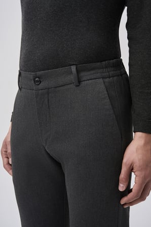 Bisse Koyu Gri Polyester Viskon  Jogger Spor Pantolon  BSPNS25K25504_56