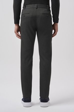 Bisse Koyu Gri Polyester Viskon  Jogger Spor Pantolon  BSPNS25K25504_56