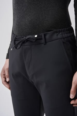 Bisse Siyah Pamuk  Jogger Spor Pantolon BSPNS25K25506_D99