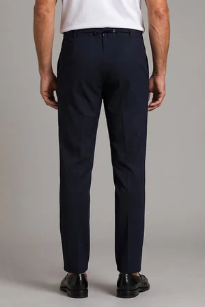 Bisse Lacivert Polyester Fermuarlı Jagger Spor Pantolon PNS25K25210_D39
