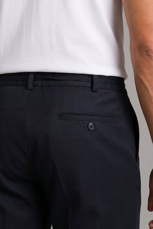 Bisse Lacivert Polyester Fermuarlı Jagger Spor Pantolon PNS25K25210_D39