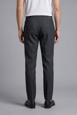 Bisse Füme Polyester Fermuarlı Jagger Spor Pantolon PNS25K25210_D57