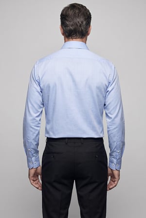 Bisse Mavi Regular Fit Cepsiz Klasik Uzun Yaka Gömlek GMKLS252179_D35