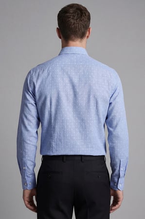 Bisse Koyu Lacivert Regular Fit Pamuk Cepsiz Uzun Kollu  Gömlek BSGMARS25564_36