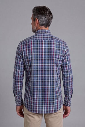 Bisse Antrasit Regular Fit Cepsiz Uzun Paşa Yaka Gömlek BSGMEKS25317_E58