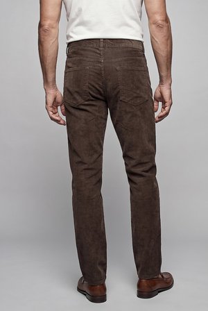Bisse Kahve Kadife Fermuarlı  Spor Pantolon PNS25K25213_D11