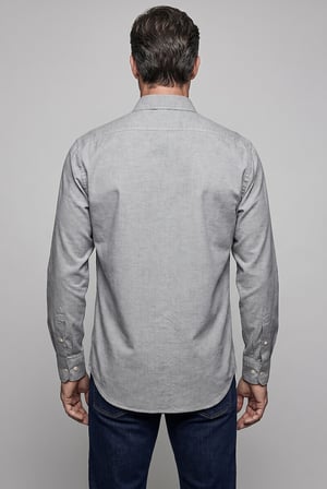 Bisse Yeşil Regular Fit Cepsiz Uzun Paşa Yaka Gömlek GMOKS261001_D47
