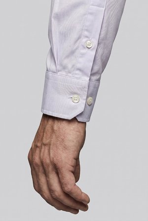 Bisse Gri Regular Fit Cepsiz Uzun Paşa Yaka Gömlek GMOKS261001_D55