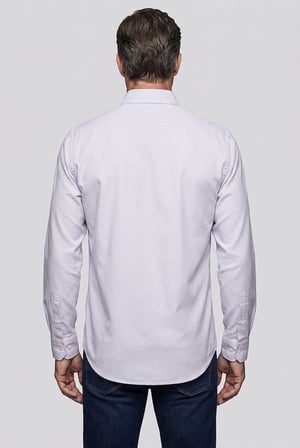 Bisse Gri Regular Fit Cepsiz Uzun Paşa Yaka Gömlek GMOKS261001_D55