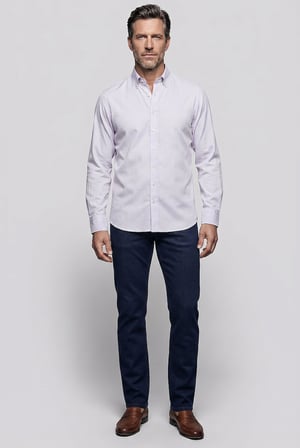 Bisse Gri Regular Fit Cepsiz Uzun Paşa Yaka Gömlek GMOKS261001_D55