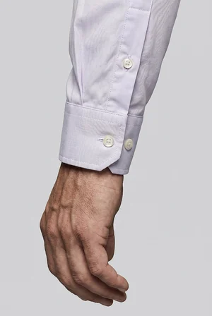 Bisse Gri Regular Fit Cepsiz Uzun Paşa Yaka Gömlek GMOKS261001_D55