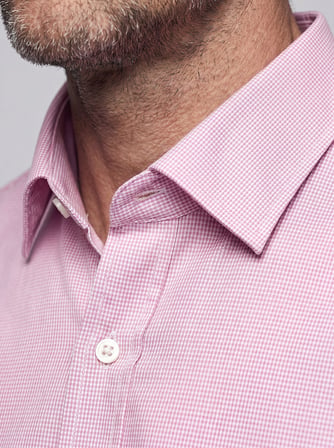 Bisse Pembe Regular Fit Cepsiz Uzun İtalyan Kaya Gömlek GMEKS261074_C29