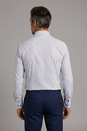 Bisse Ekru Regular Fit Pamuk Cepsiz Uzun Yaka Gömlek GMARS261047_03